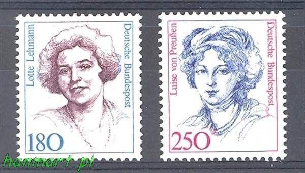 Znaczek Niemcy 1989 Mi 1427-1428 Czyste **