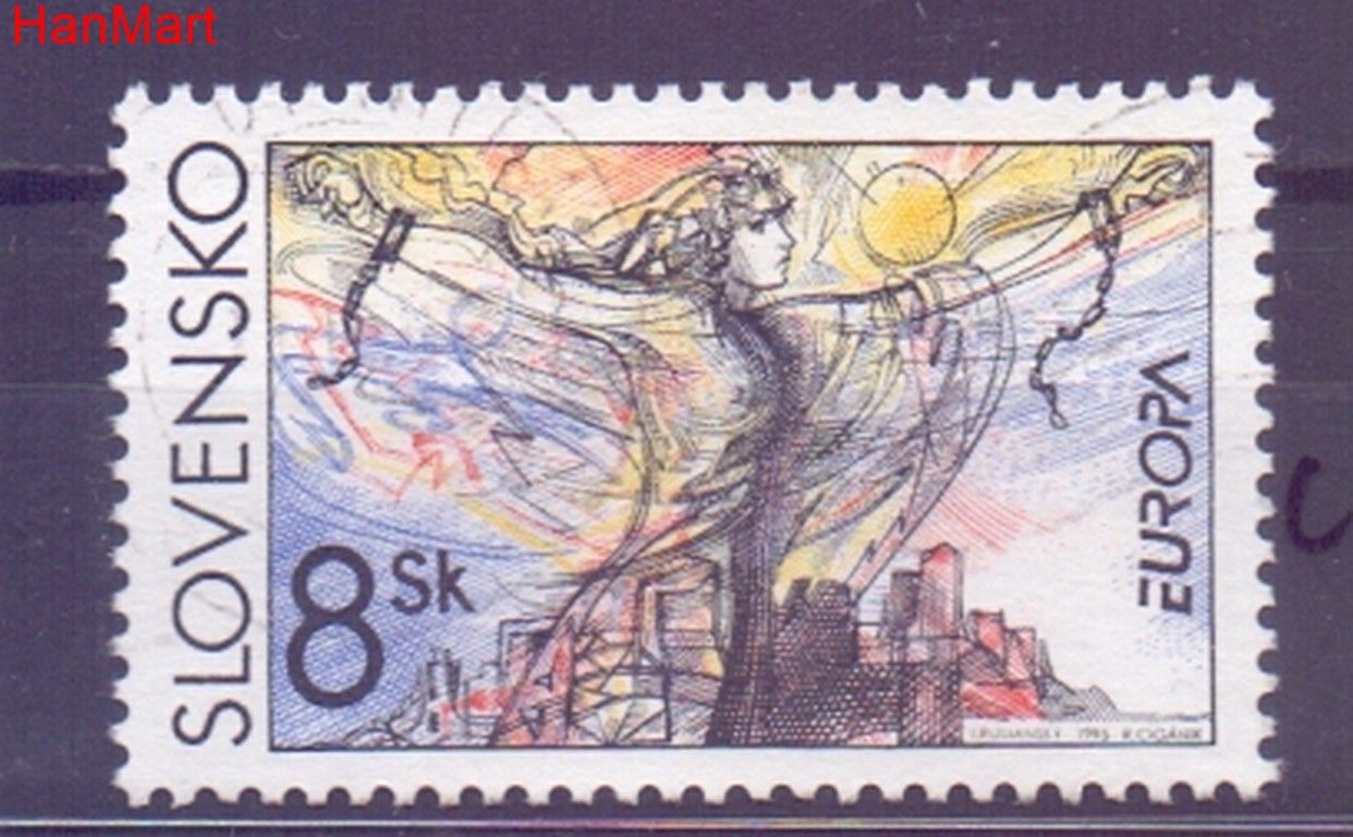 Znaczek Słowacja 1995 Mi mpl226c Stemplowane