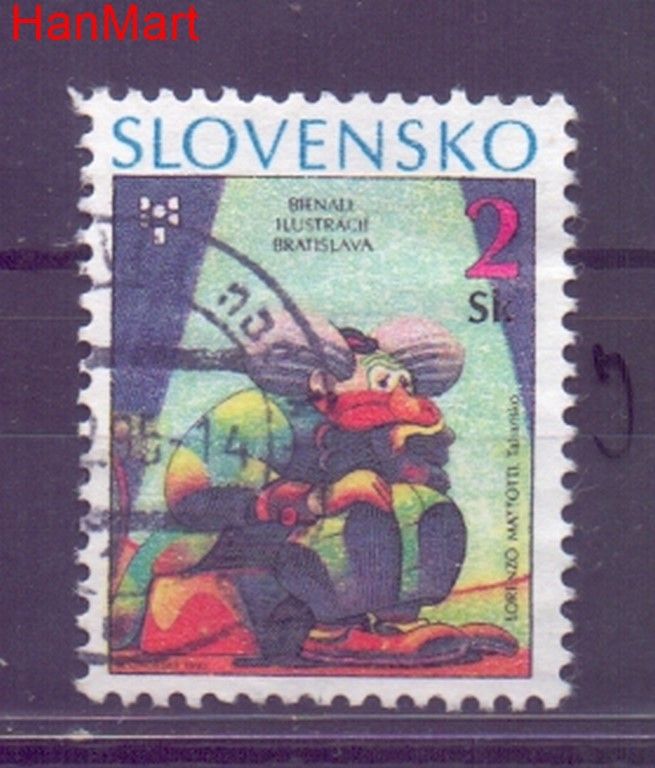 Znaczek Słowacja 1995 Mi mpl236j Stemplowane