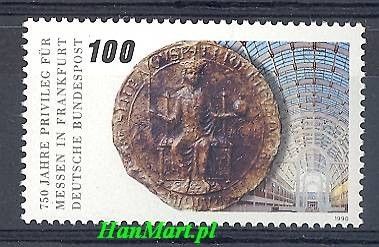 Znaczek Niemcy 1990 Mi 1452 Czyste **