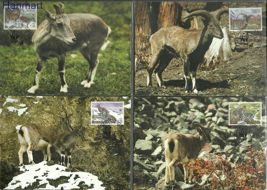 Znaczek Tadżykistan 2005 Mi 392-395 Karta Max