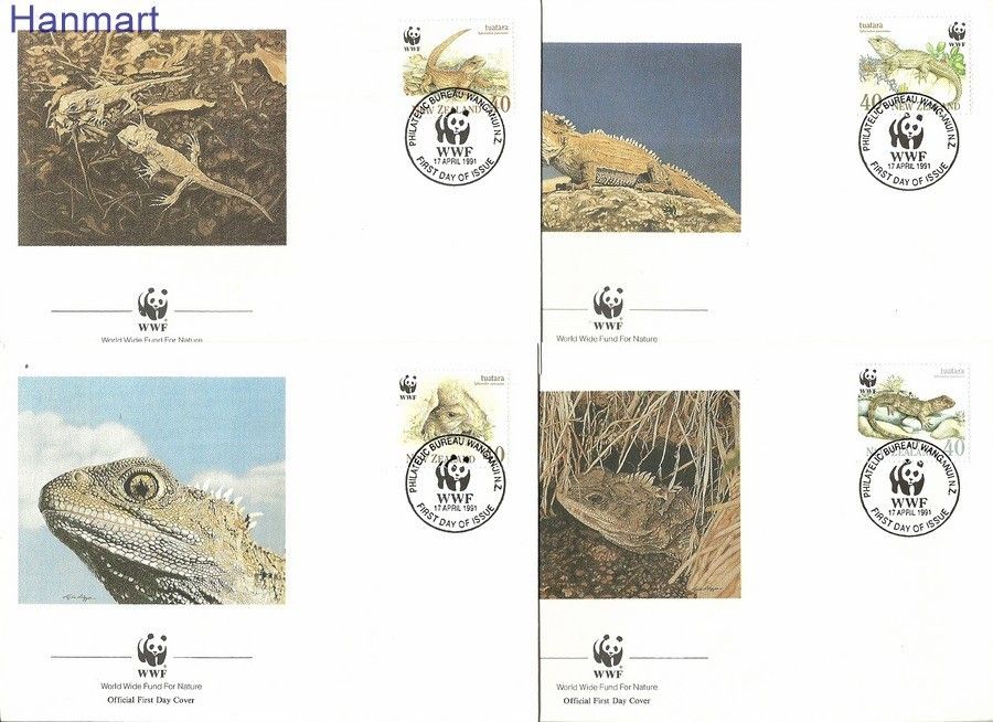 Znaczek Nowa Zelandia 1991 Mi 1160-1163 FDC
