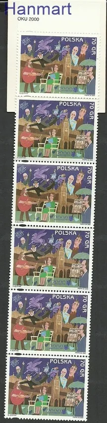 Znaczek Polska 2000 Mi mh 3825-3826a Fi 3677 Czyste **