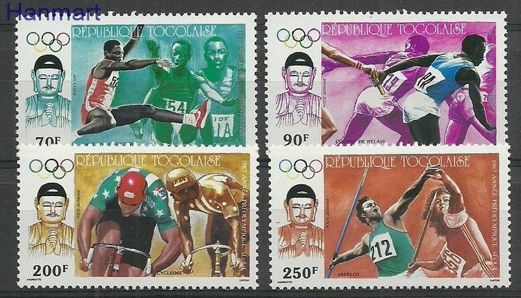 Znaczek Togo 1987 Mi 2032-2035 Czyste **