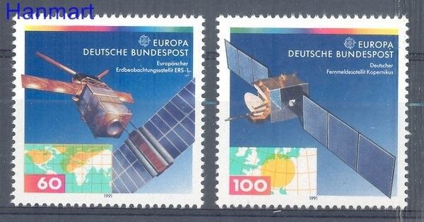 Znaczek Niemcy 1991 Mi 1526-1527 Czyste **