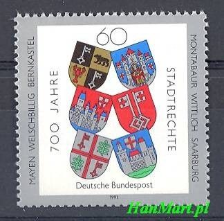 Znaczek Niemcy 1991 Mi 1528 Czyste **