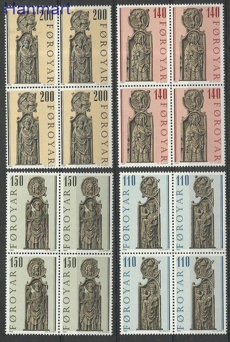Znaczek Wyspy Owcze 1980 Mi 55-58 Czyste **