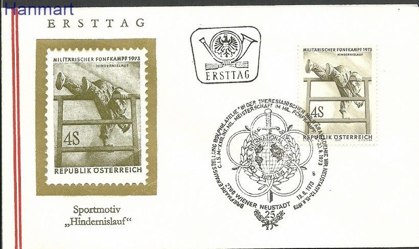 Znaczek Austria 1973 Mi 1418 FDC