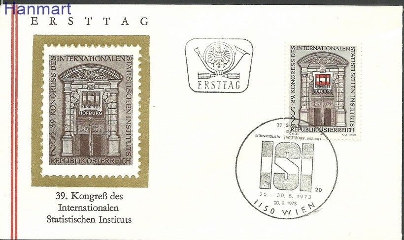 Znaczek Austria 1973 Mi 1420b FDC