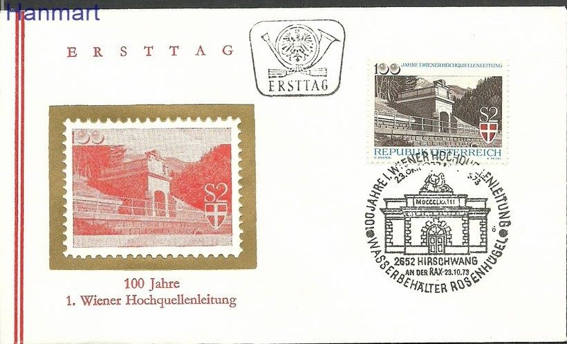 Znaczek Austria 1973 Mi 1429b FDC
