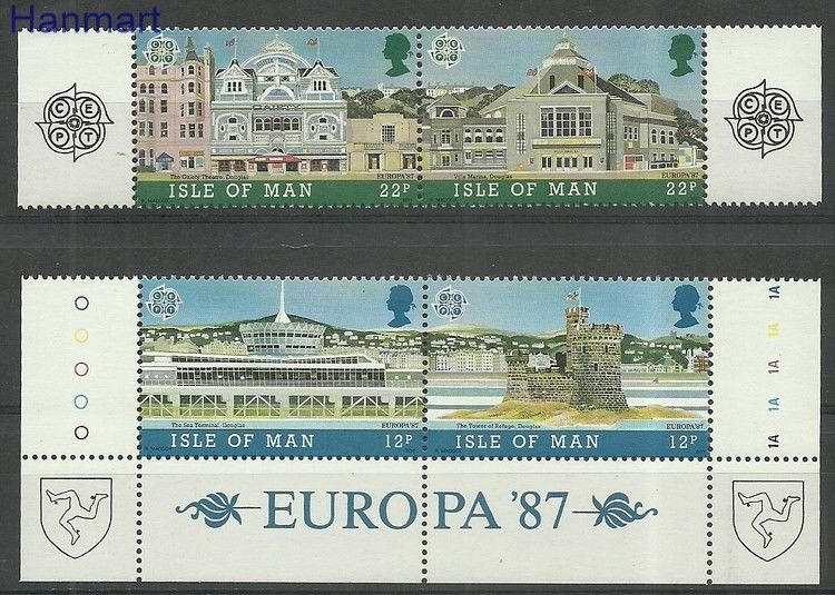 Znaczek Wyspa Man 1987 Mi 335-338 Czyste **