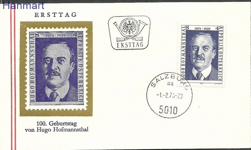 Znaczek Austria 1974 Mi 1438 FDC