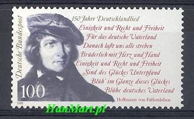 Znaczek Niemcy 1991 Mi 1555 Czyste **