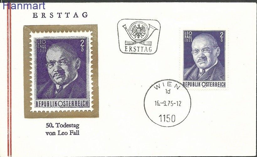 Znaczek Austria 1975 Mi 1492 FDC