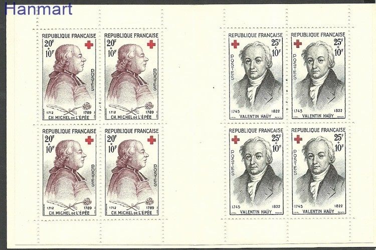 Znaczek Francja 1959 Mi mh 1270-1271 Czyste **