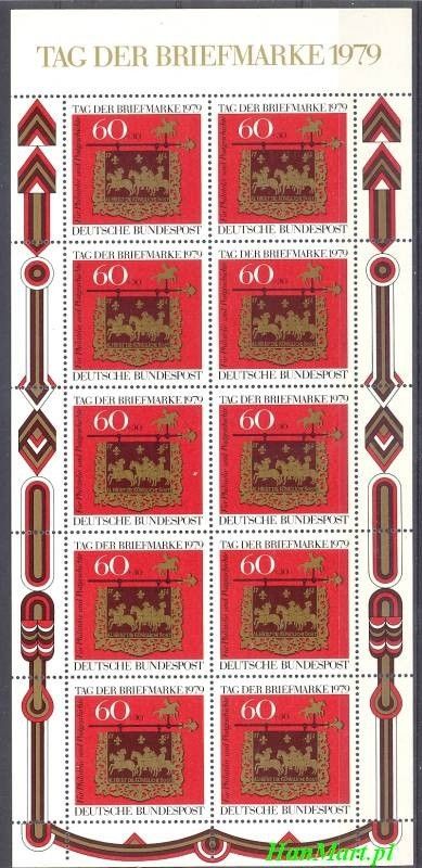 Znaczek Niemcy 1979 Mi ark 1023 Czyste **