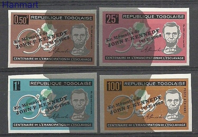 Znaczek Togo 1964 Mi 415-418B Czyste **
