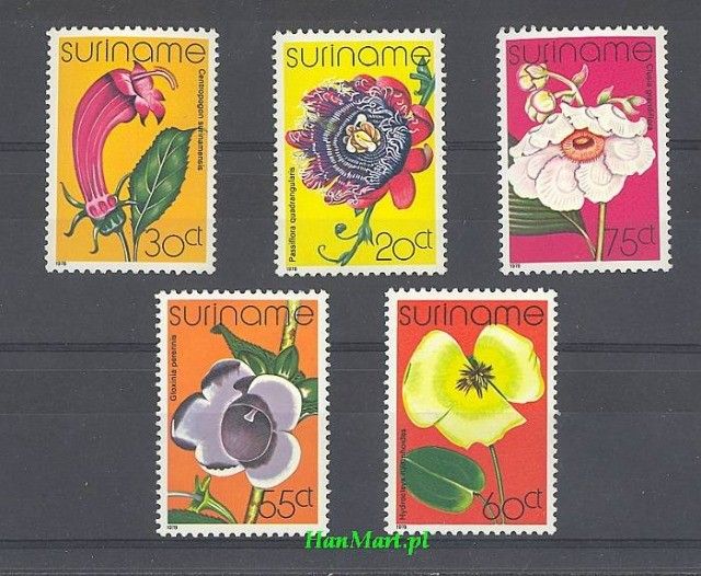 Znaczek Surinam 1978 Mi 807-811 Czyste **