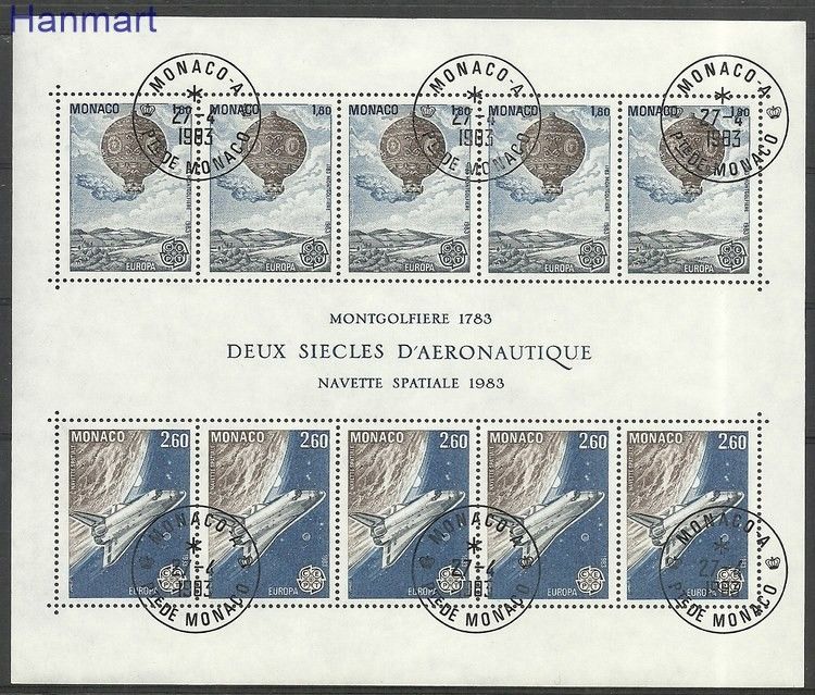 Znaczek Monako 1983 Mi bl23 Stemplowane
