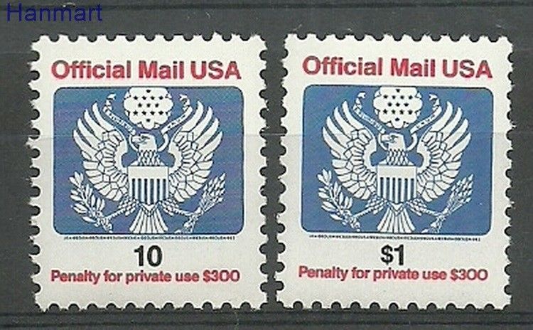 Znaczek USA 1993 Mi die 120-121 Czyste **