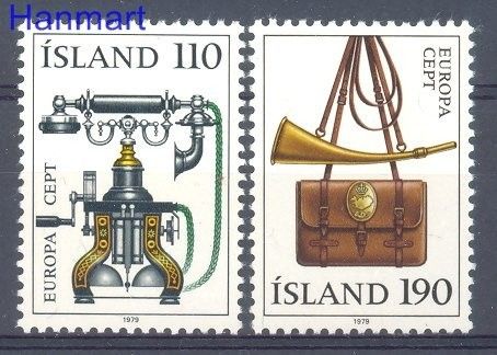 Znaczek Islandia 1979 Mi 539-540 Czyste **