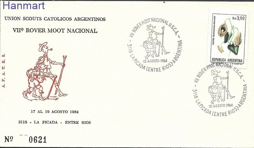 Znaczek Argentyna 1984 Mi 1642 FDC