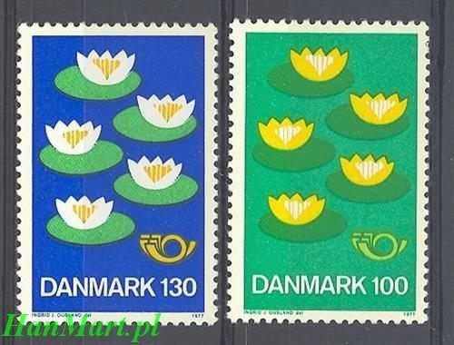 Znaczek Dania 1977 Mi 635-636 Czyste **