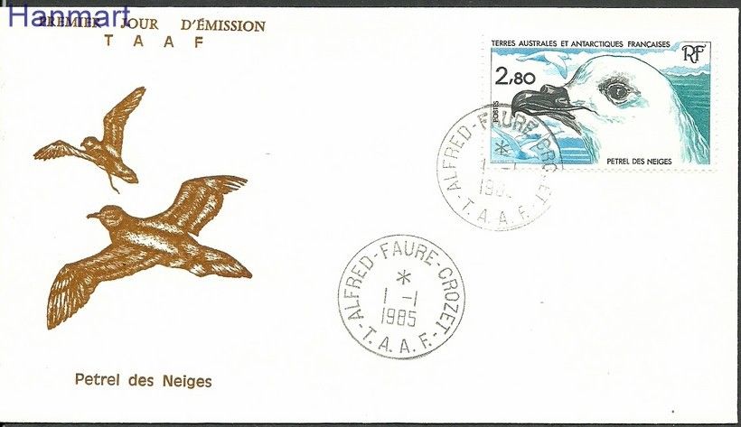 Znaczek Francuskie Terytoria Południowe i Antarktyczne 1985 Mi 197 FDC