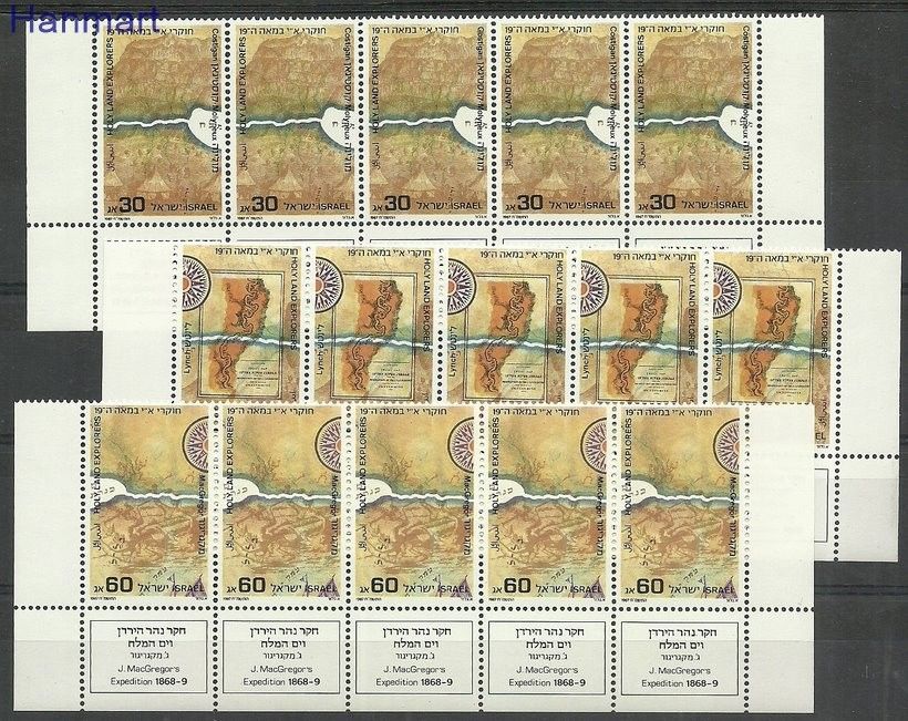 Znaczek Izrael 1987 Mi marfun1074-1076 Czyste **