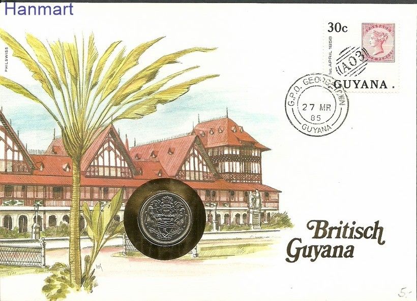 Znaczek Gujana 1983 Mi num1030 FDC