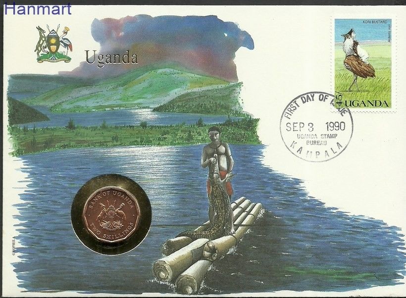 Znaczek Uganda 1990 Mi num815 FDC