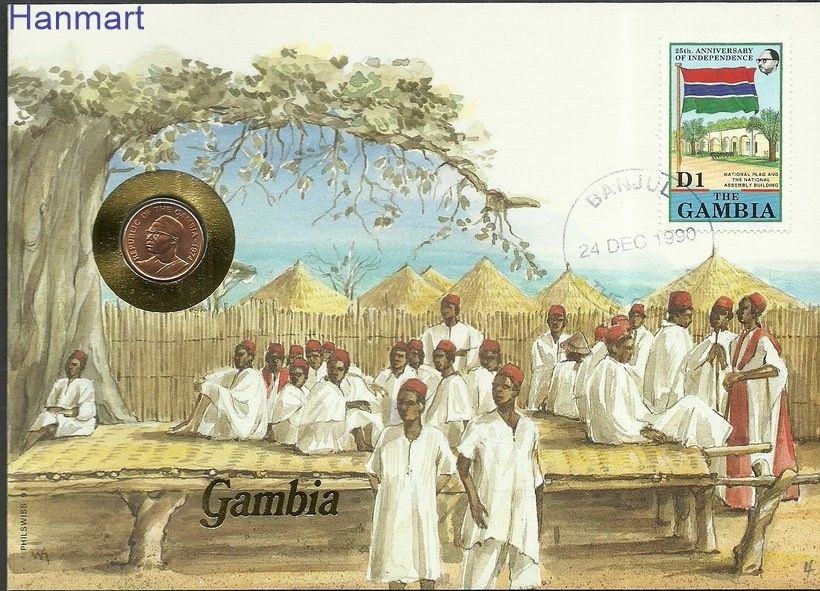 Znaczek Gambia 1990 Mi num1034 FDC