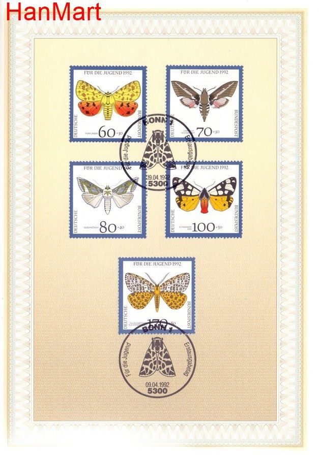 Znaczek Niemcy 1992 Pierwszy dzień wydania