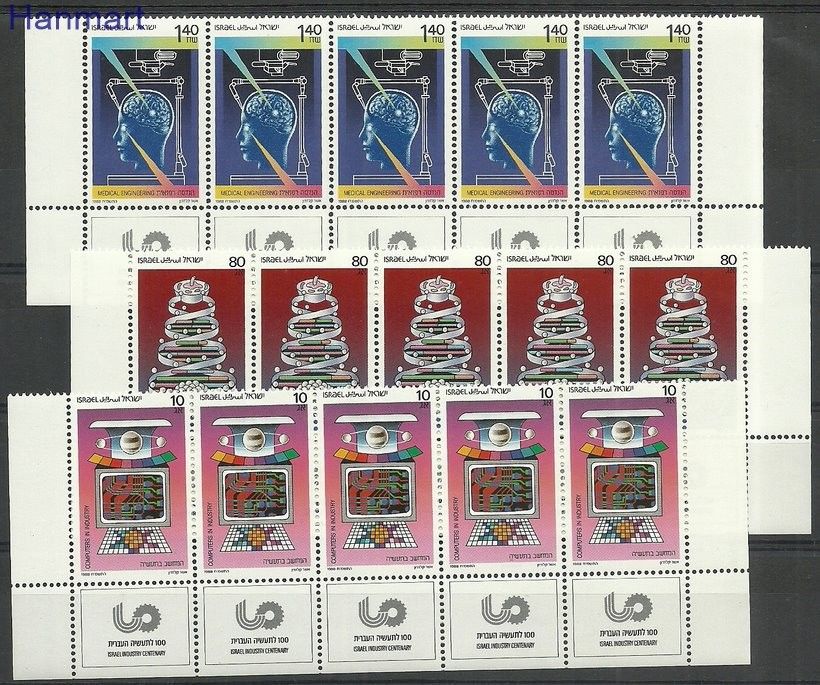 Znaczek Izrael 1988 Mi marfun1080-1082 Czyste **
