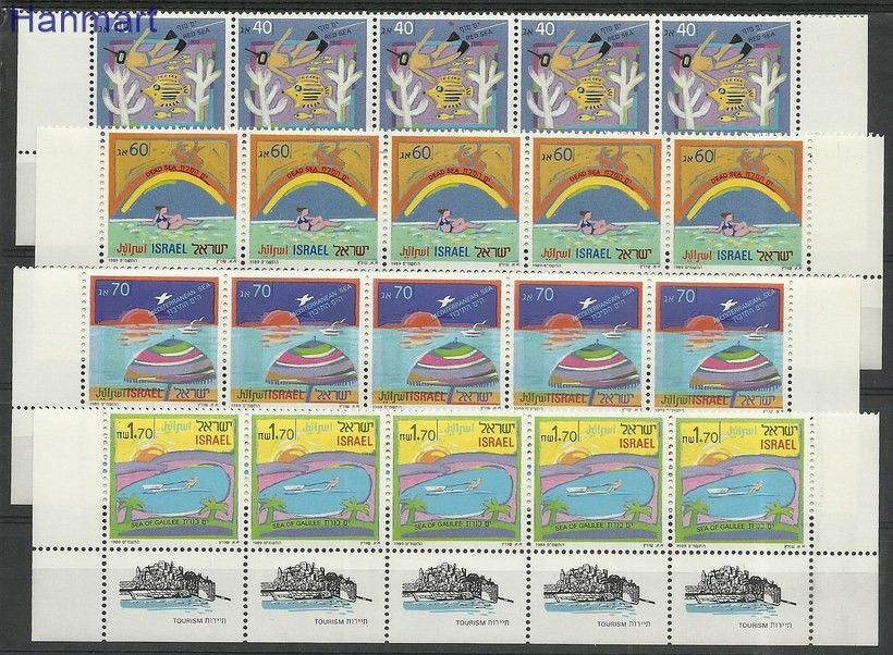 Znaczek Izrael 1989 Mi 1116-1119 Czyste **