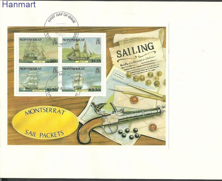 Znaczek Montserrat 1986 Mi bl38 FDC