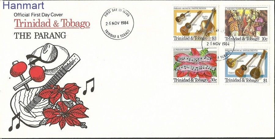 Znaczek Trynidad i Tobago 1984 Mi 510-513 FDC