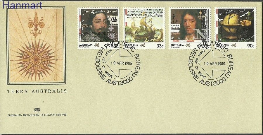 Znaczek Australia 1985 Mi 927-930 FDC