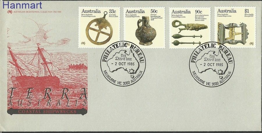 Znaczek Australia 1985 Mi 951-954 FDC