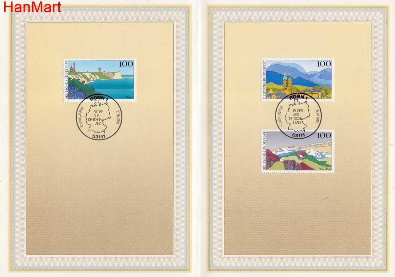 Znaczek Niemcy 1993 Pierwszy dzień wydania