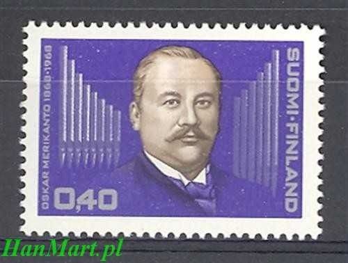 Znaczek Finlandia 1968 Mi 649 Czyste **