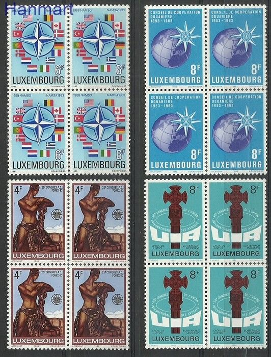 Znaczek Luksemburg 1983 Mi 1070-1073 Czyste **