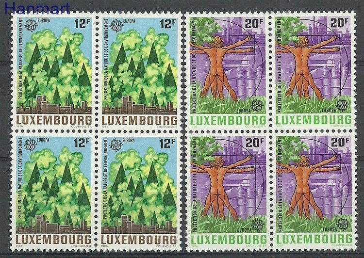 Znaczek Luksemburg 1986 Mi 1151-1152 Czyste **