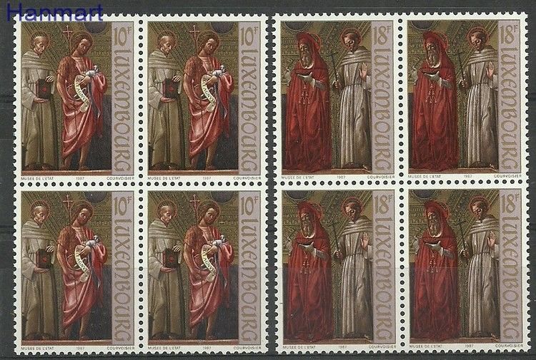 Znaczek Luksemburg 1987 Mi 1178-1179 Czyste **