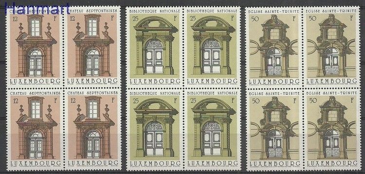 Znaczek Luksemburg 1988 Mi 1204-1206 Czyste **