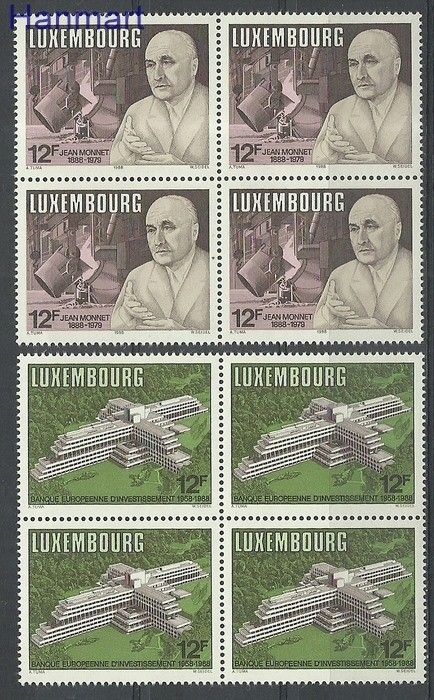 Znaczek Luksemburg 1988 Mi 1207-1208 Czyste **