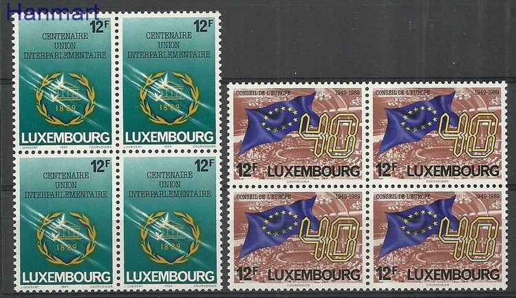 Znaczek Luksemburg 1989 Mi 1221-1222 Czyste **