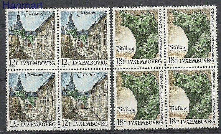 Znaczek Luksemburg 1989 Mi 1230-1231 Czyste **