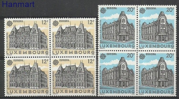 Znaczek Luksemburg 1990 Mi 1243-1244 Czyste **