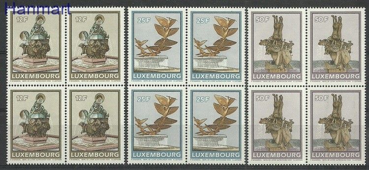 Znaczek Luksemburg 1990 Mi 1248-1250 Czyste **